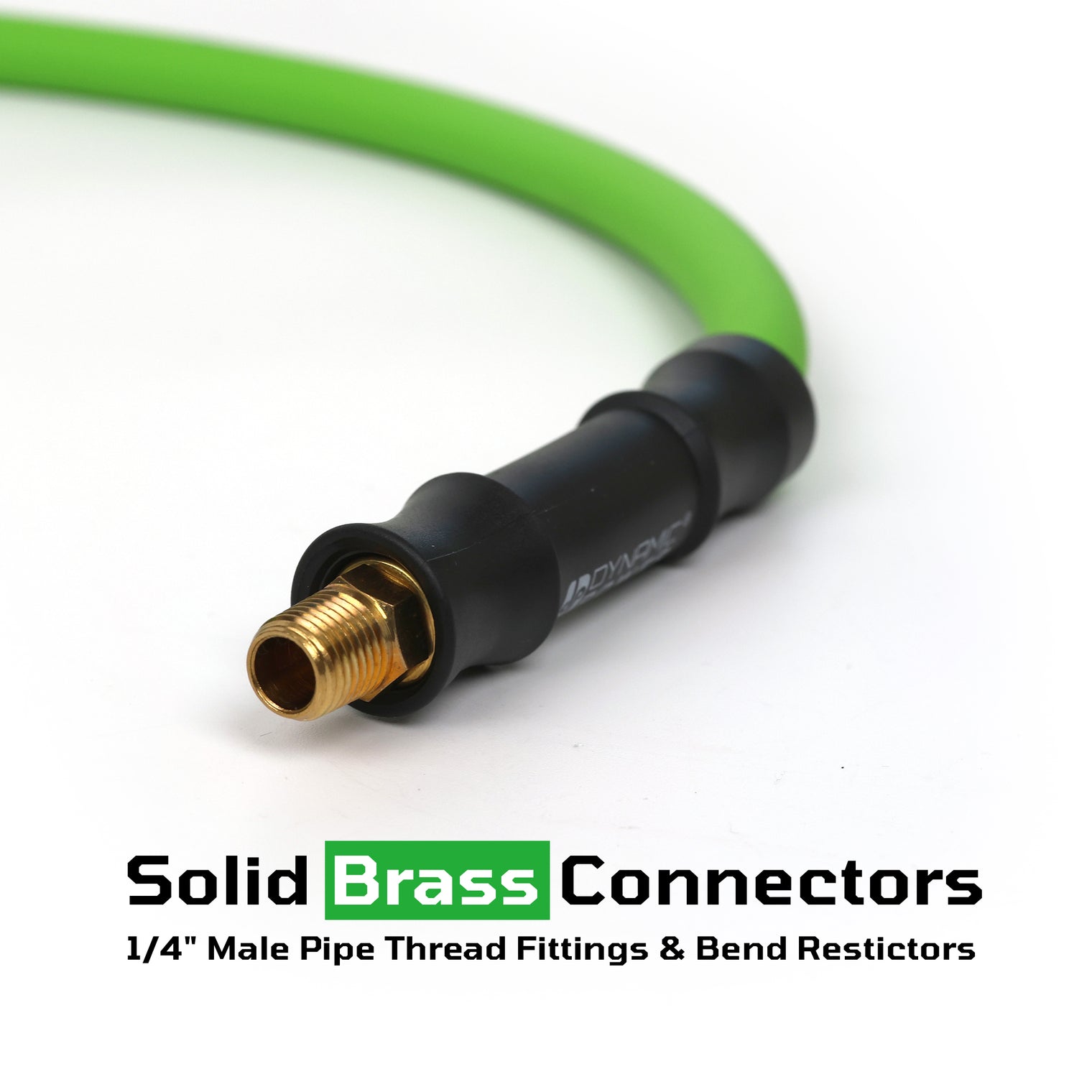 3/8 Inch x 50 Feet Hybrid Air Hose – Lightweight, 1/4 Inch NPT Male