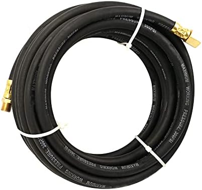 25ft x 1/4" Heavy-duty RUBBER Air Hose