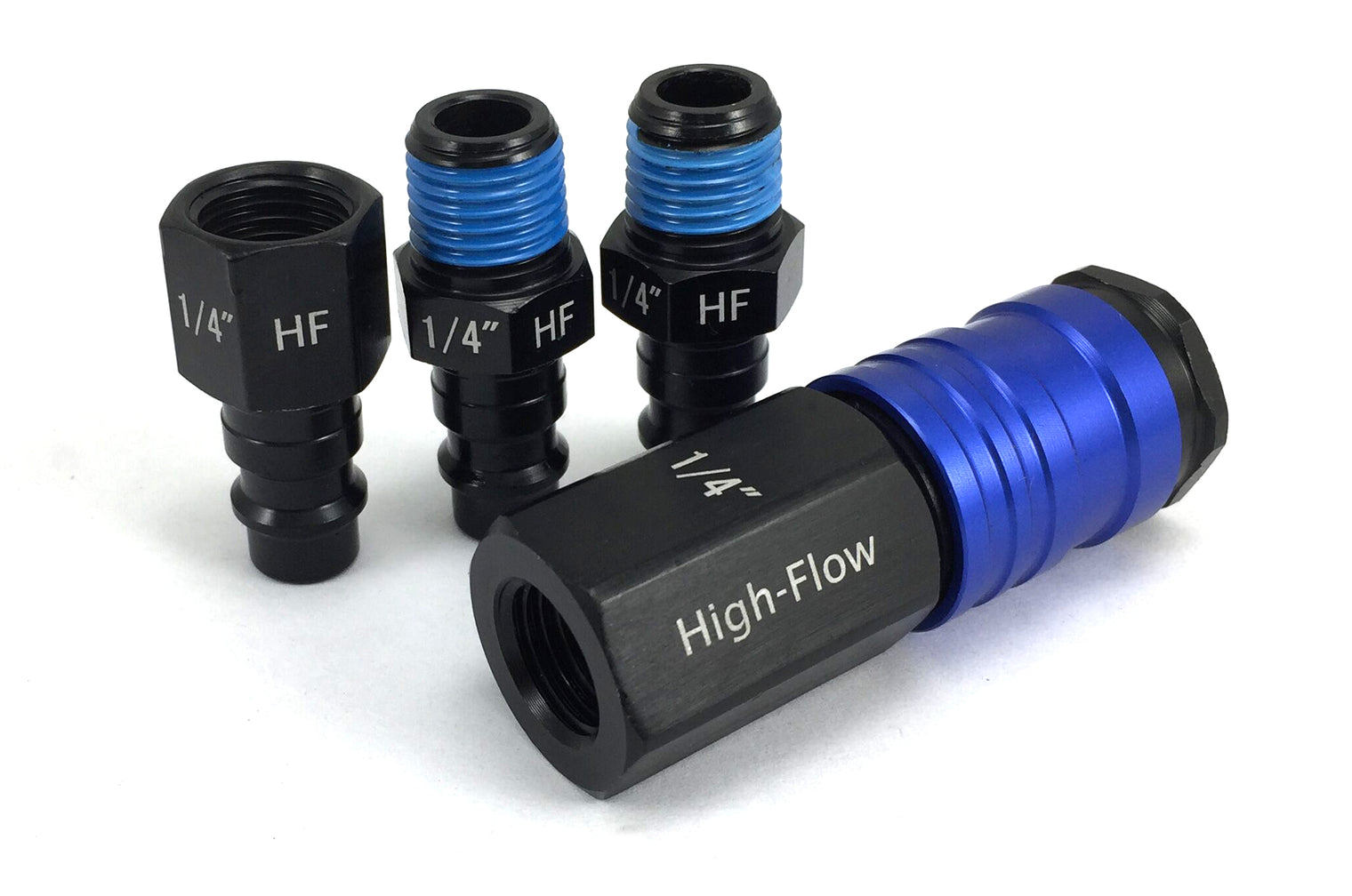 2 in 1 Safety Coupler 1/4 in. Aluminum Female Thread