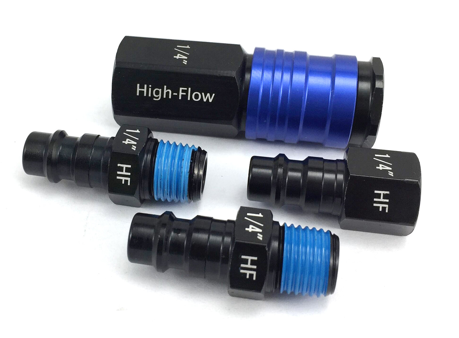 2 in 1 Safety Coupler 1/4 in. Aluminum Female Thread