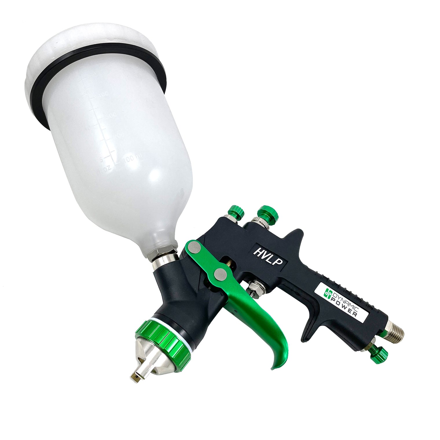 HVLP Gravity Feed Sprayer Paint with 1.4 mm/2.2mm Tips 600cc Cup