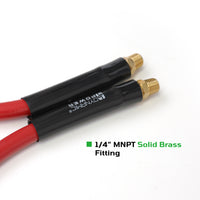 3/8" x 25ft PVC Air Hose with 3-Foot Lead-In Hose Enhanced Flexibility