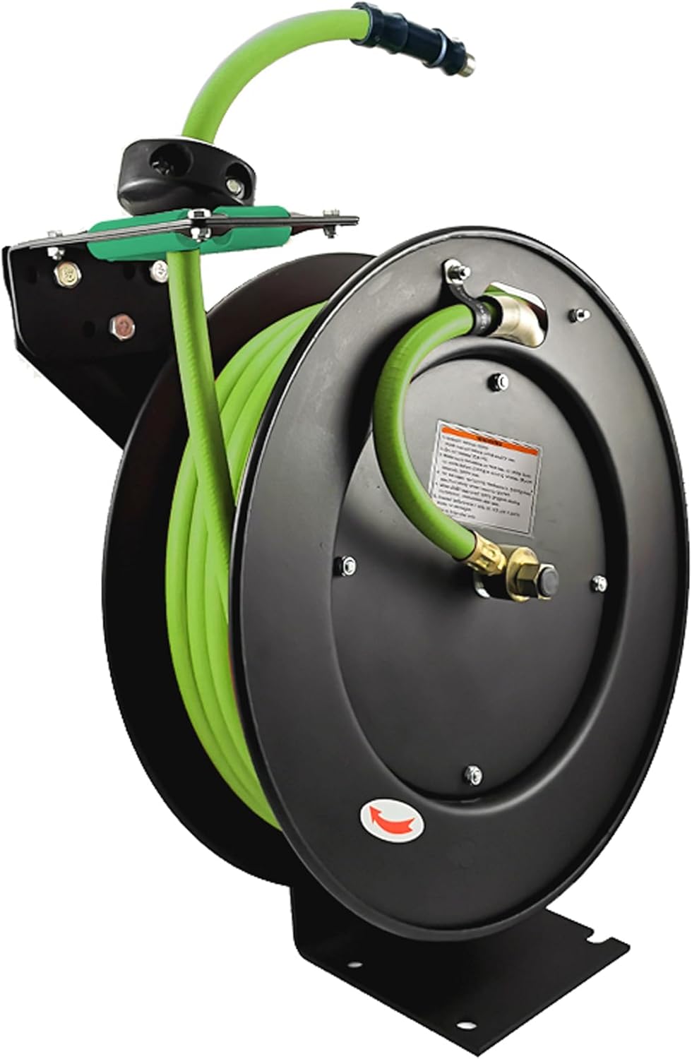 3/8" x 50FT Retractable Metal PVC Air Hose Reel