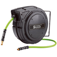 3/8" x 50ft Retractable Air Compressor Hose Reel