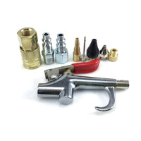 1/4" X 25 Ft PU Braided Air Hose Compressor with 10 pcs Accessories KIT
