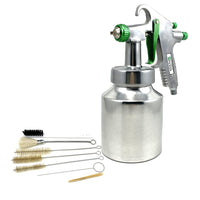 Stainless Steel Air Spray Gun with 1.8mm/2.2mm Nozzles – 1000CC Cup