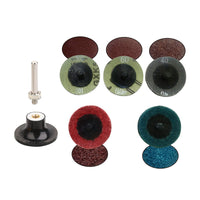2-Inch Surface Conditioning Kit with 40/60 /100 Grit Sanding Disc, Sanding Pad, Mandrel, Micro-Abrasive Discs, and Micro-Abrasive Sanding Pads