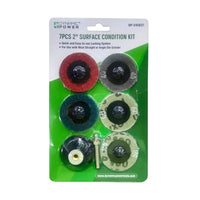 2-Inch Surface Conditioning Kit with 40/60 /100 Grit Sanding Disc, Sanding Pad, Mandrel, Micro-Abrasive Discs, and Micro-Abrasive Sanding Pads