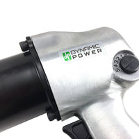 1/2" Air Impact Wrench Kit with Twin Hammer Mechanism & 10-Piece Accessory Set