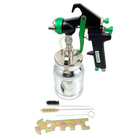 Siphon Feed Spray Paint Gun – 1.8mm & 2.2mm Tips, 1000cc Cup