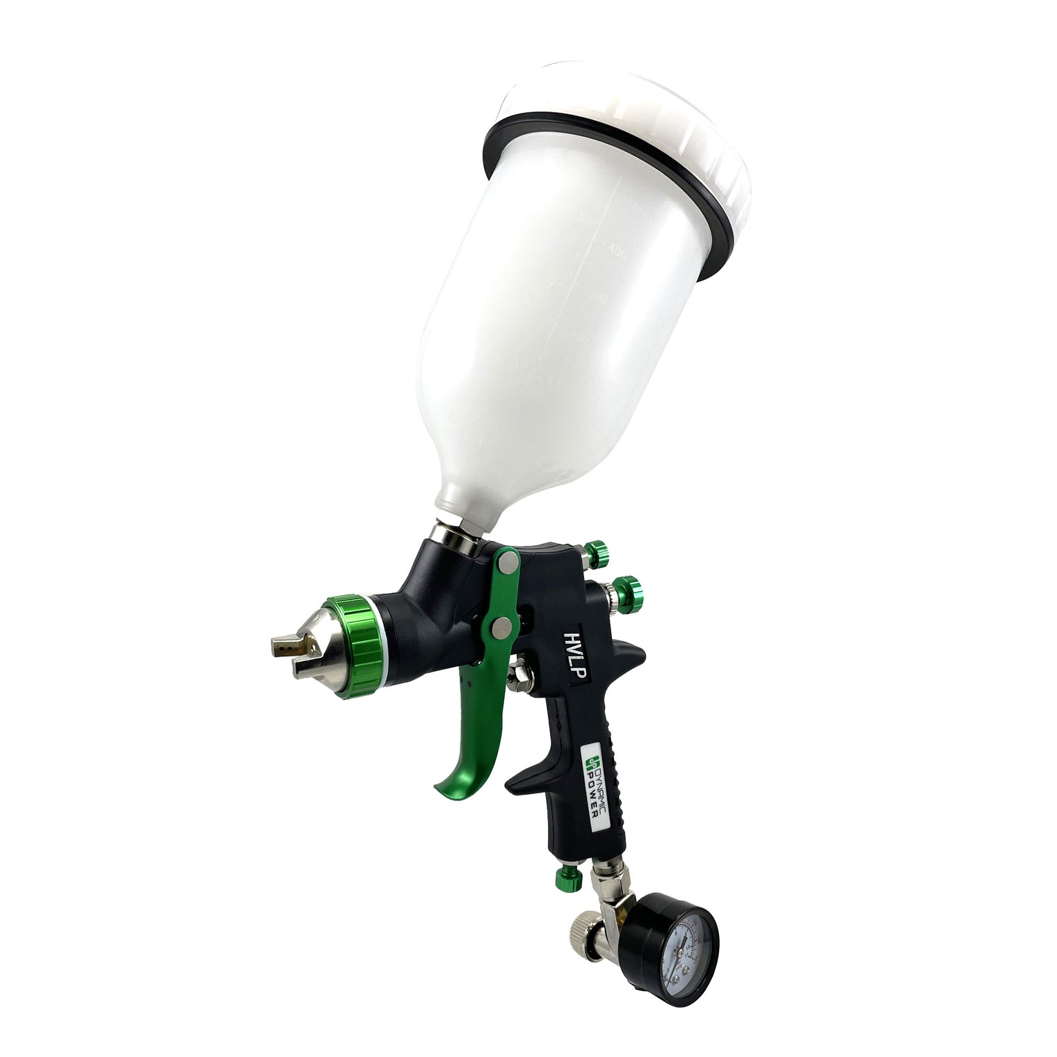 HVLP Gravity Feed Sprayer Paint with 1.4 mm/2.2mm Tips 600cc Cup
