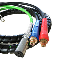 3-in-1 Wrap 7 Way ABS Air Brake Lines 15 Ft