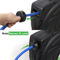3/8" x 50FT Elite Retractable PU Air Hose Reel