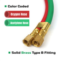 1/4" x 50' Twin Welding Hose