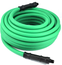 3/8 Inch x 50 Feet Hybrid Air Hose – Lightweight, 1/4 Inch NPT Male